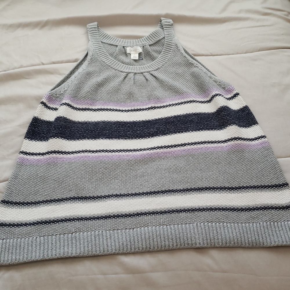 NWOT!! Caslon Sweater Tank Sleeveless Crewneck